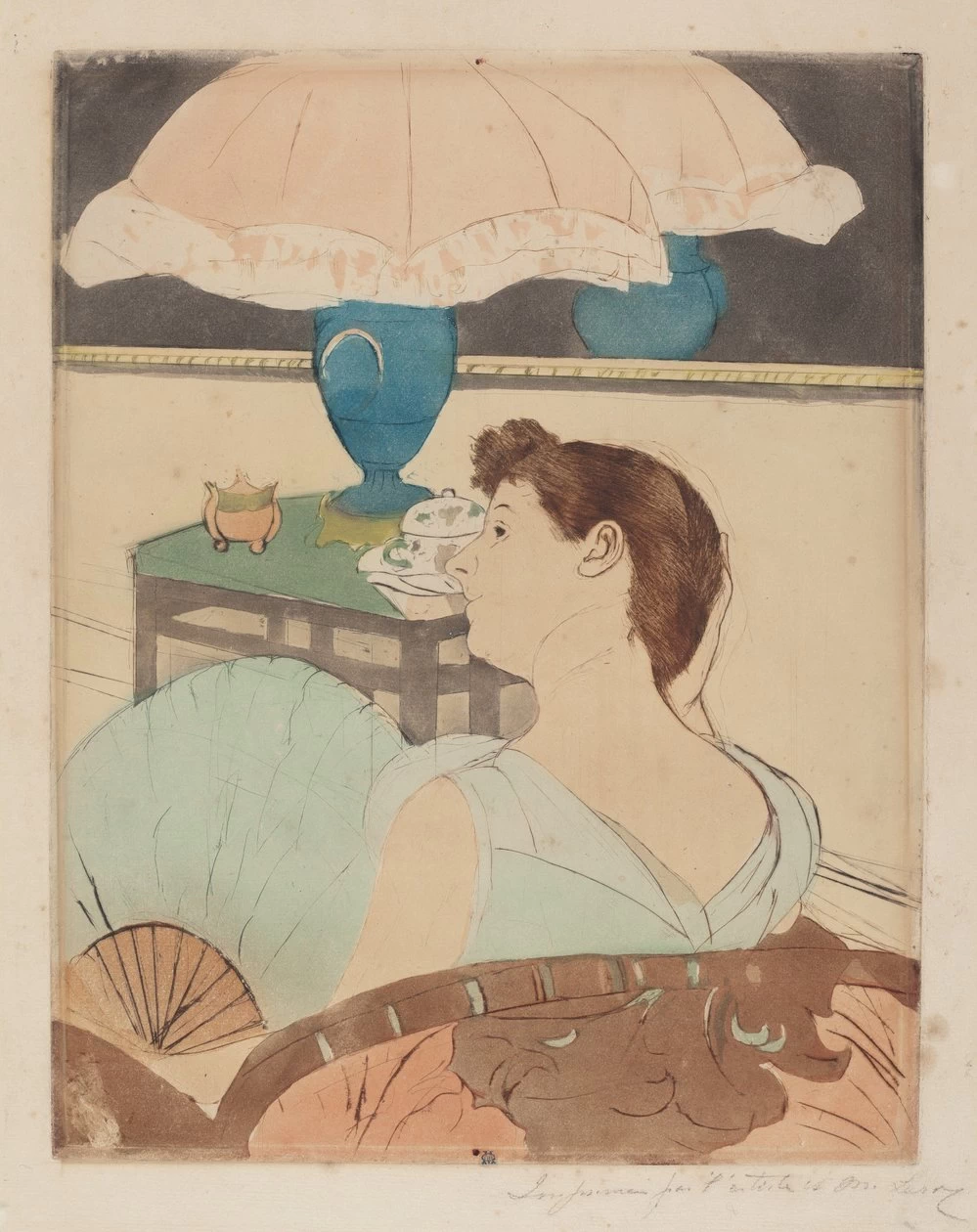 Mary Cassatt - La lampada, Chester Dale Collection, National Gallery of Art
